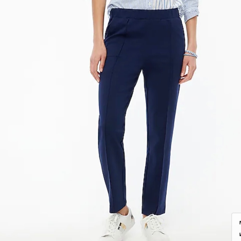 New without tag J CREW navy pin tuck pants